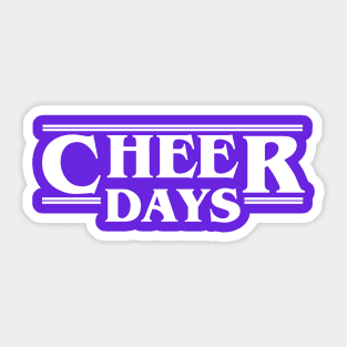 Cheerleading Cheer Days Gift Idea Sticker